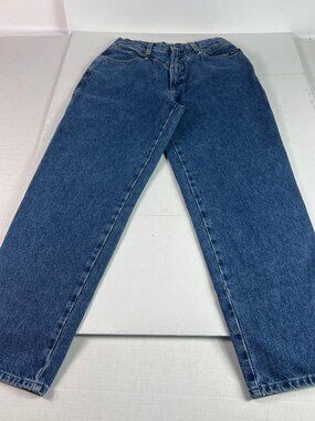 VTG Rocky Mountain Jeans Women's 28x29* Bareback High Rise Blue Denim Tag 14